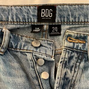 Urban outfitters high rise slim straight jeans